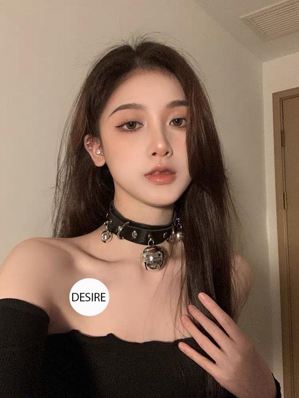 Vòng cổ Chocker da PU DESIRE VC-001 7