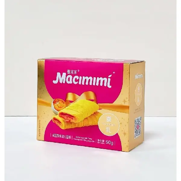 Stuffed Salted Egg Yolk Pastry Snacks Cheese Flavor Biscuit Breakfast Meal Replacement Snack