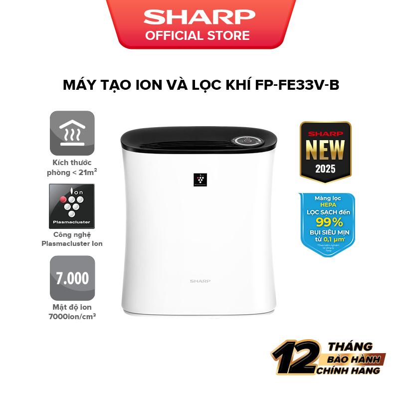 Máy Lọc Không Khí và Tạo Ion Sharp FP-FE33V-B Ion Plasmacluster Chính Hãng