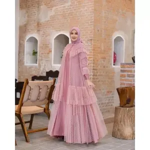 Gamis Viral l Gamis Vandha l Dress Kondangan l Elegan l Murah l Gamis Syari Fit Muslim Wanita Maxi Dewasa Lebaran Pesta Mewah Remaja