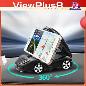 Holder Mobil Dashboard 360 Derajat Model Balap Universal Jepit Handphone