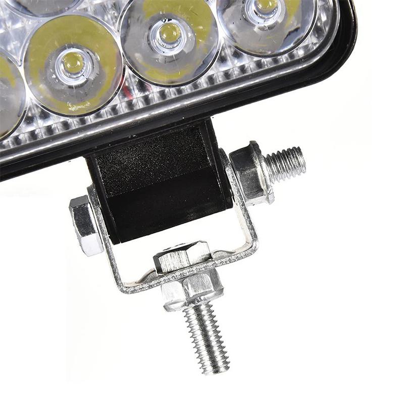 Product Introduction of Thanh đèn led làm việc, Chống thấm nước, Đèn pha vuông, 48W, 12V-24V, Thích hợp cho xe tải, Đèn lái xe ban đêm đường địa hình 18
