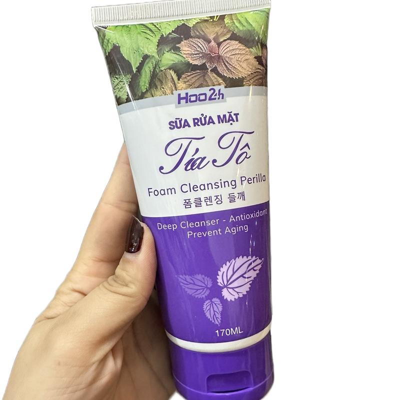 Sữa rửa mặt tía tô cho da dầu da mụn và nhạy cảm 170ml