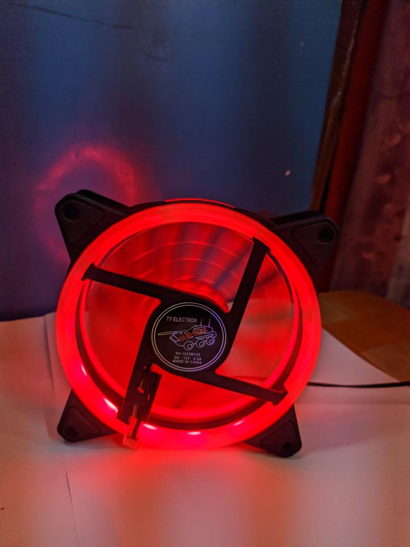 Product Introduction of FAN CASING RED FULL COLOUR 12CM FAN CASING 12CM FULL COLOR DOUBLE RING 1