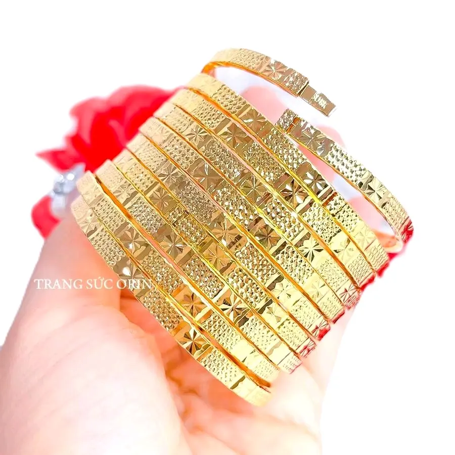 Bộ 7 cái xi men đồng đỏ màu vàng miền Tây khóa lưỡi gà - Thương hiệu uy tín ni 48