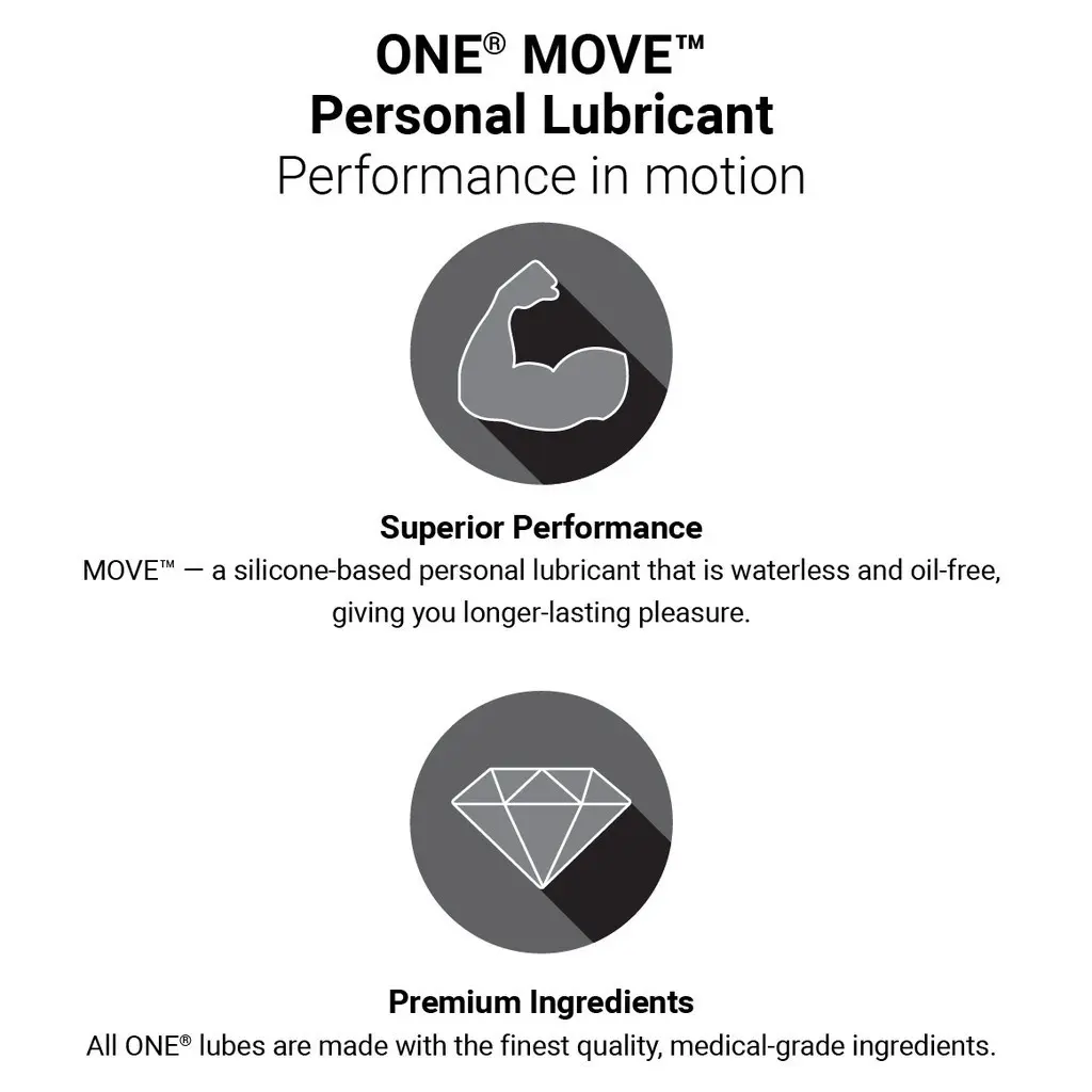 ONE Lubricant Oasis Move Silk Water Based Silicone Based Mixed 100mL