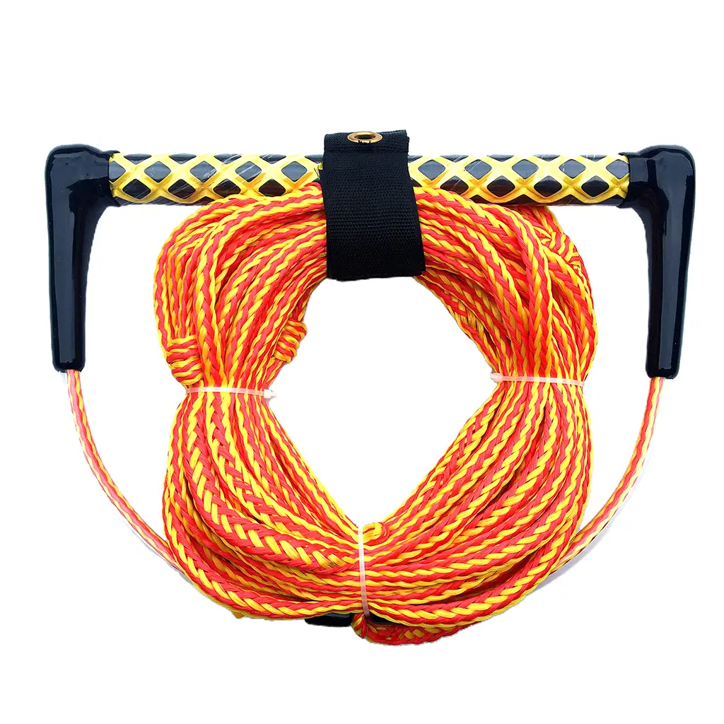 Dây thừng ván trượt nước, Dây ván trượt Wakeboard, Dây thừng thể thao dưới nước 3 đoạn, Dây thừng dây kéo lướt sóng an toàn, Có tay cầm nổi