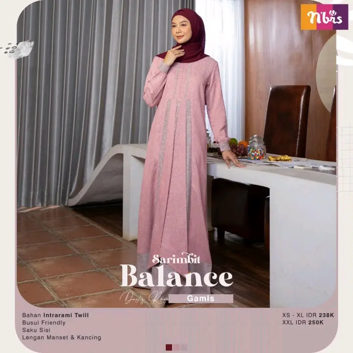 BALANCE GAMIS DUSTY ROSE&VANILLA BEST SELLER PROMO SALE