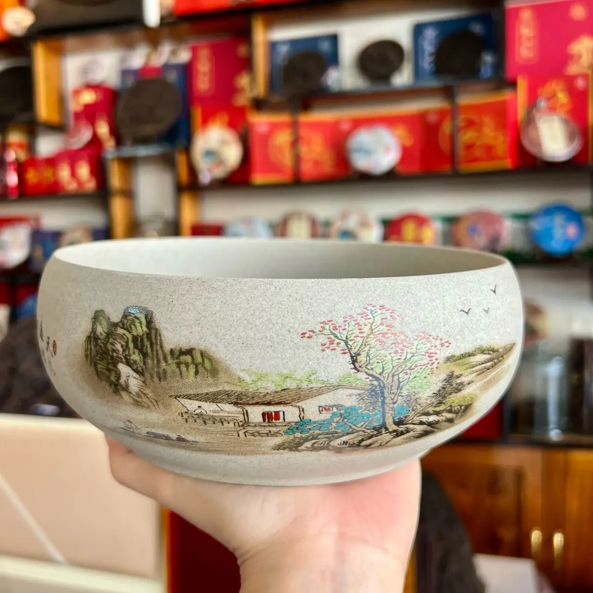 Ang Gốm áng trà size 19cm