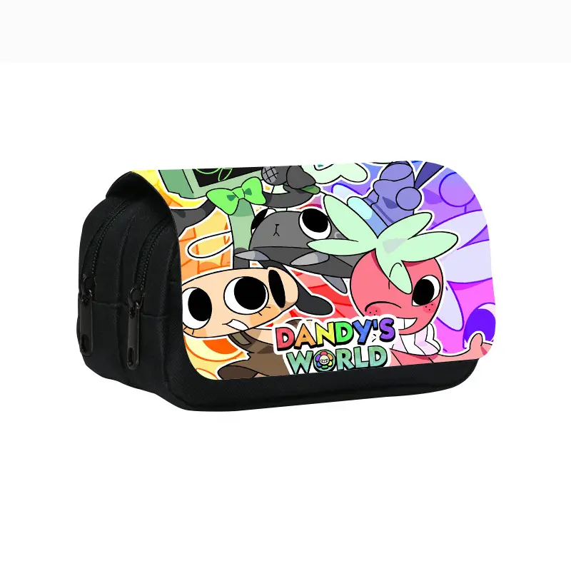 Hộp Đựng Bút Chì Hai Lớp, Sản Phẩm Mới Xuyên Biên Giới, Dandy 's World, Túi Đựng Văn Phòng Phẩm Học Sinh, Túi Đựng Bút Chì