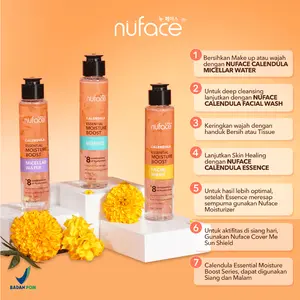Nuface Calendula Essential Moisture Boost Skin Barrier 108 ML-MICELLAR WATER-FACIAL WASH-ESSENCE PEMBERSIH WAJAH PENGANGKAT KULIT MATI