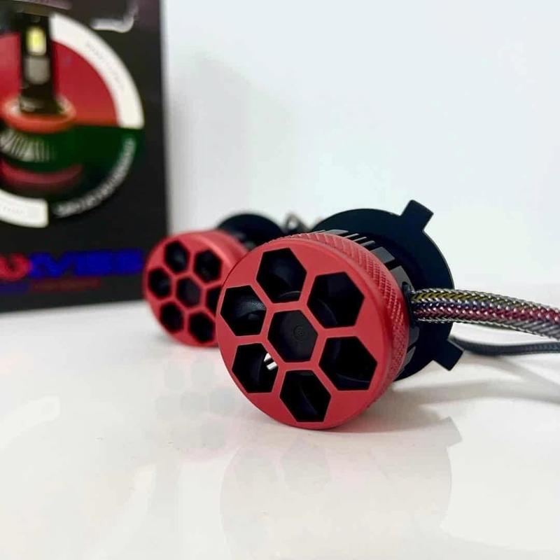 1 CẶP LED  H7 maxviss cho VINFAT LẮP ZIN , K CẦN THÊM RELAY , ĐÈN COS PHA . Phụ Tùng Đèn Pha 4