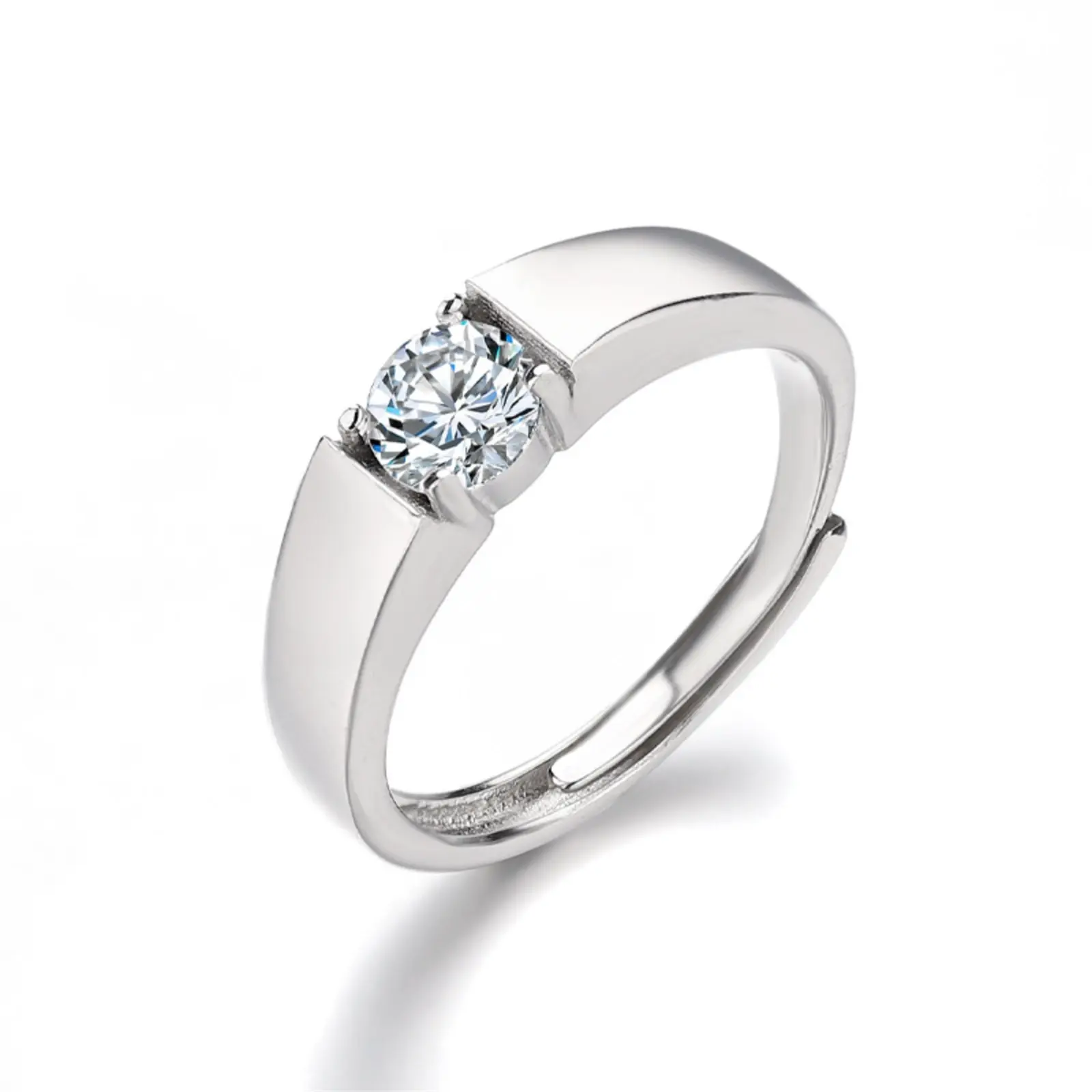 Cincin Couple Pasangan Cowok Keren Pria Titanium Asli Perhiasan Semua Match Temperamen Classic Hadiah Rings