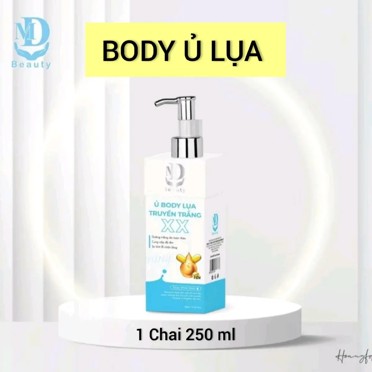 1 CHAI KEM Ủ LỤA BODY TRUYỀN TRẮNG 250ML