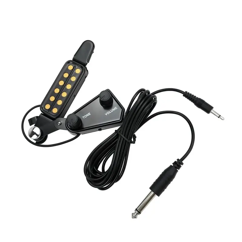 Pickup Guitar, Có Điều Khiển Âm Lượng, Kẹp Điện Trên Phụ Kiện, Bộ Tiền Khuếch Đại Âm Thanh, Thích Hợp Cho Guitar Acoustic Guitar Dây Kim Loại 3