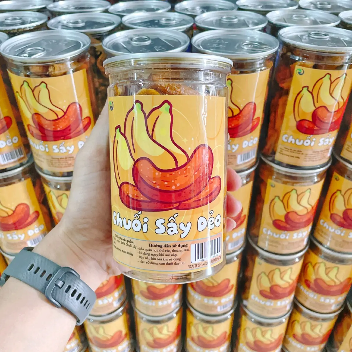CHUỐI DẺO _VỊ NGỌT THANH TỰ NHIÊN_500gr Chua Snack Food