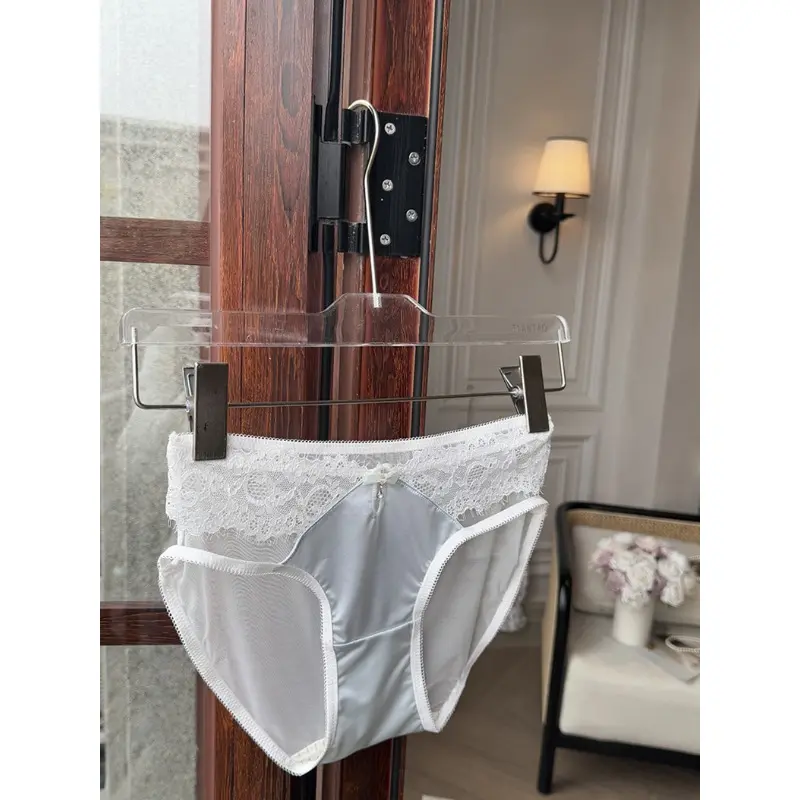Quần Lót Ren Kiểu Pháp Hình Tam Giác Giữa Thắt Lưng, Thoáng Khí Và Gợi Cảm, Bắt Đầu Trải Nghiệm Mới, Quyến Rũ Thuần Khiết Và ngây thơ, Dành Cho Bé Gái, 143189 7
