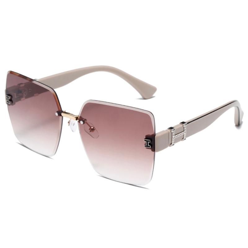 Mã kính X11 mắt kính thời trang nữ siêu sang chảnh, màu nâu trà