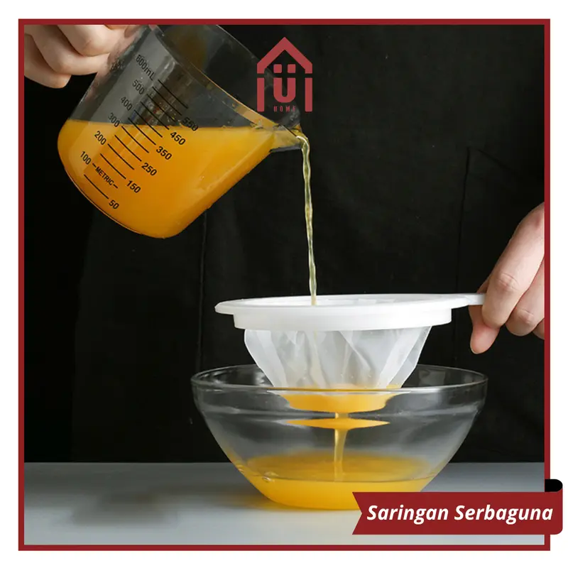 UNISO HOME - SARINGAN KOPI TEH SUSU MULTIFUNGSI / FILTER STRAINER SCREEN COFFEE / SARINGAN BAHAN MAKANAN MINUMAN 1