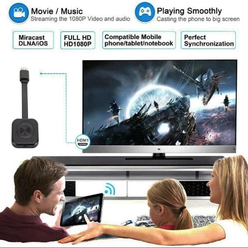 Product Introduction of 1080P HD Wireless WiFi Display Dongle TV Stick Video Adapter Airplay DLNA Screen Mirroring Share for IPhone IOS Phone To TV 28