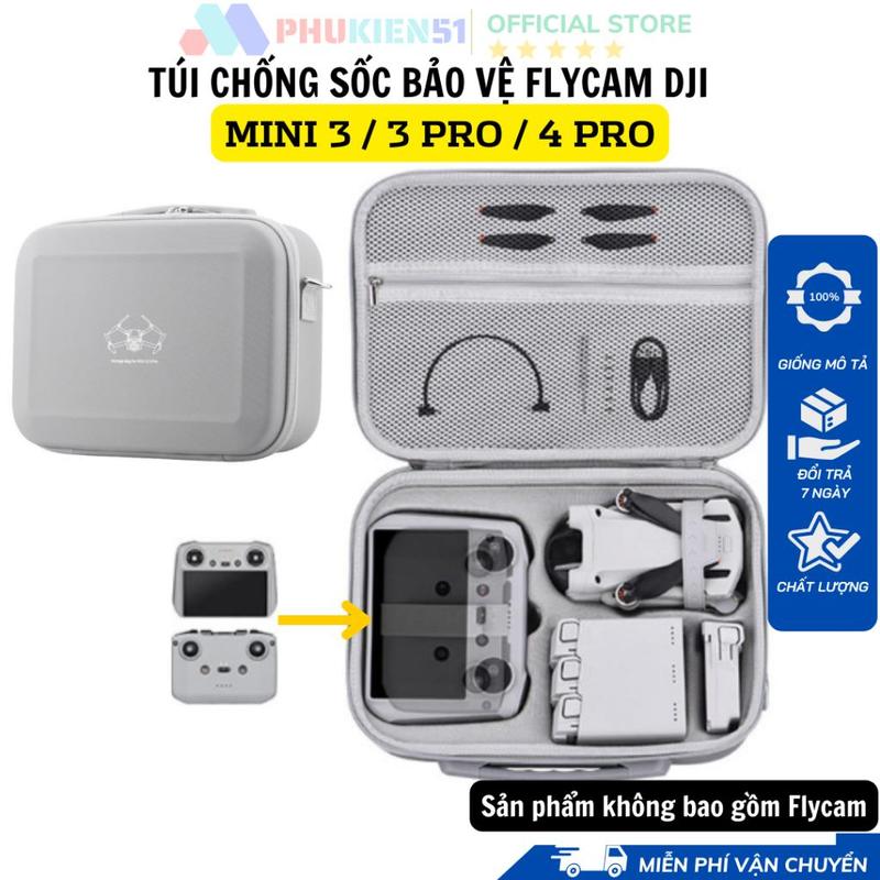 Túi chống sốc cho DJI Mini 3 3 Pro 4 Pro gọn gàng tiện dụng bảo vệ tốt