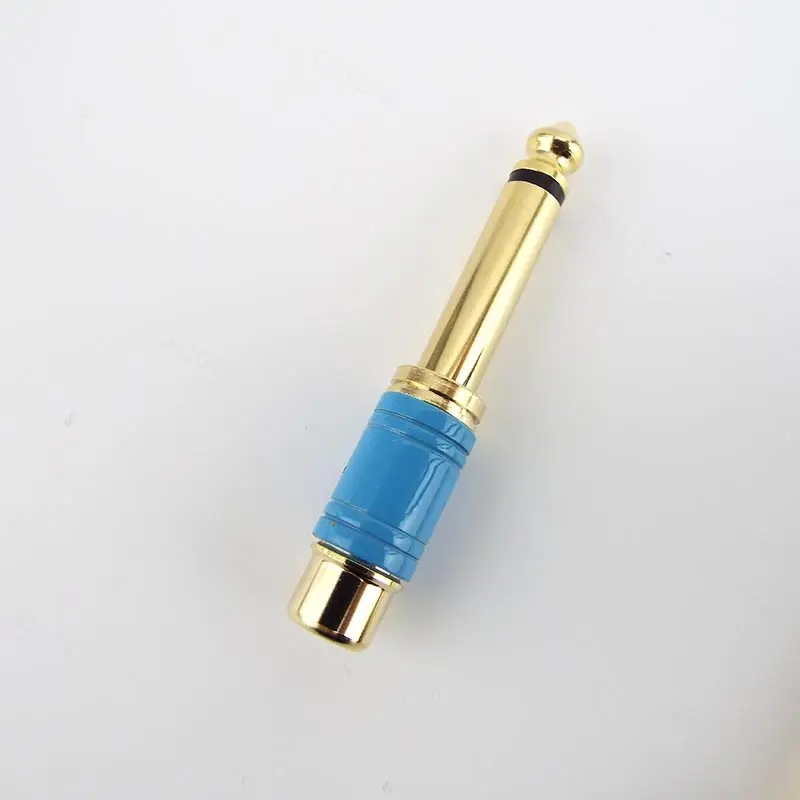 Bộ Chuyển Đổi Âm Thanh, Phích Cắm Mono Nam Giắc Cắm 6.5Mm Sang RCA Nữ, Đầu Nối Mạ Vàng, Ổ Cắm 6.35Mm Âm Thanh, Bộ Trộn Âm Thanh 1 / 4 ", VNB10 4