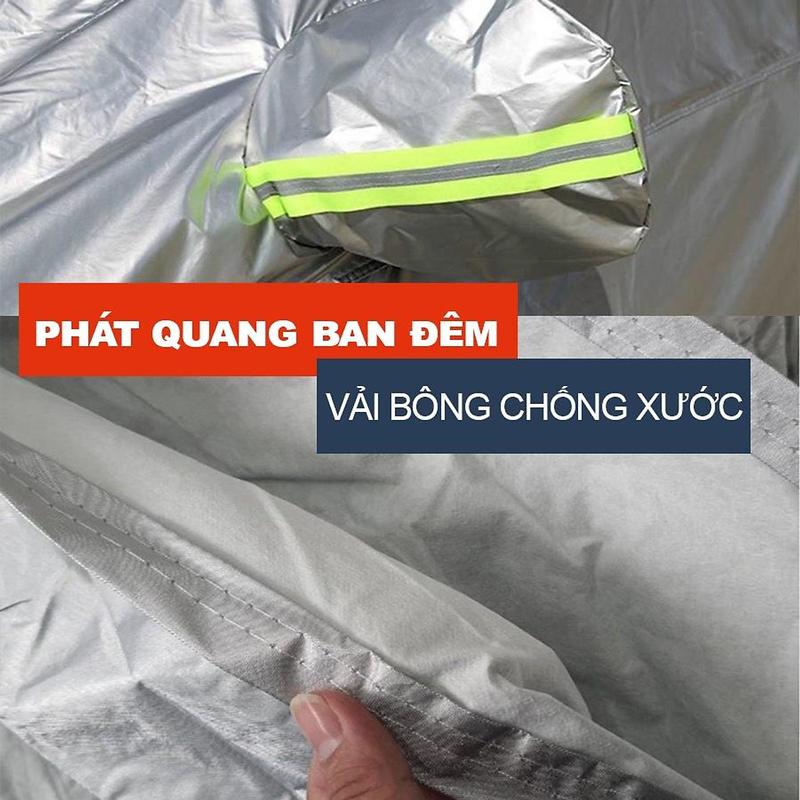 [FORTUNER] Bạt phủ xe ô tô 7 chỗ cỡ to Toyota Fortuner , áo chùm phủ kín bảo vệ xe ô tô chất liệu vải dù oxford 3