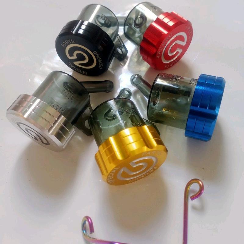 Bình dầu khói gắn thắng đĩa sau xe máy kèm bát titan  xe Exciter 135/150,winer Phanh Phụ Tùng Phụ Kiện