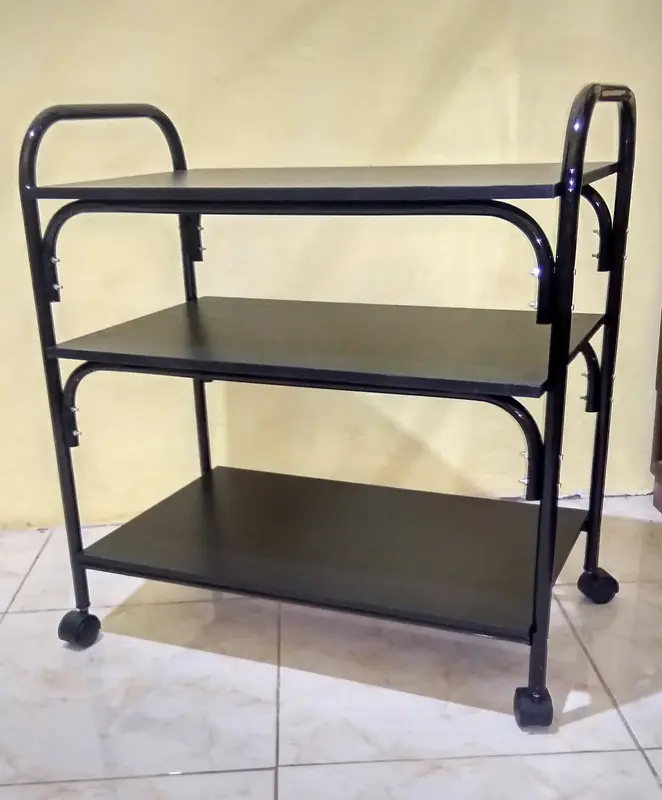 Rak TV Meja Dispenser Magic com Serbaguna Besi Hemat Ongkir DX 300 ( TV 14 - 24 Inch ) Laci Penyimpanan Tahan Lama 1