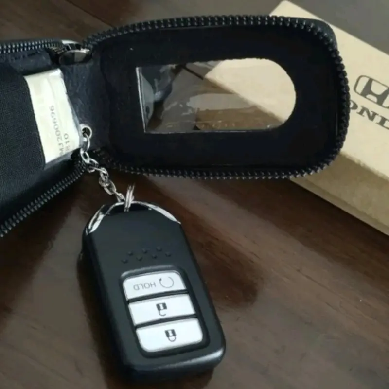 Dompet gantungan kunci mobil kulit Toyota , Hyundai dan Honda Car 1