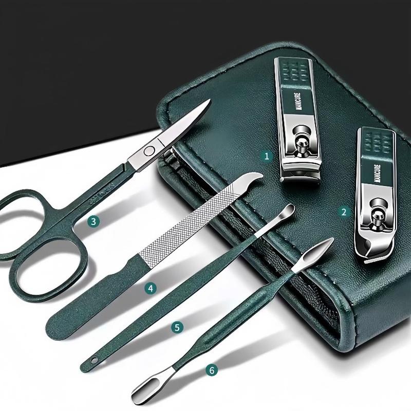 Product Introduction of Bộ Dụng Cụ Bấm Móng 6 Món Thép Cao Cấp Chống Rỉ, Chống Văng Độ Sắc Bén, Độ Cứng Cao - Làm Sạch 7