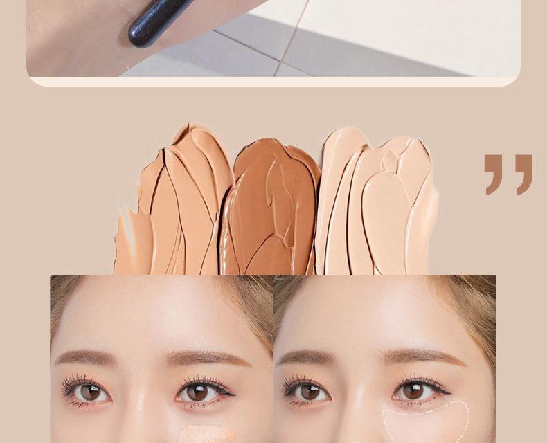 Product Introduction of Kem Che Khuyết Điểm, Ba Màu, Che Mụn, In Hình, Quầng Thâm Và Vết Thâm, Kem Nền Rãnh Xé, Thích Hợp Cho Học Sinh, Giá Rẻ 10
