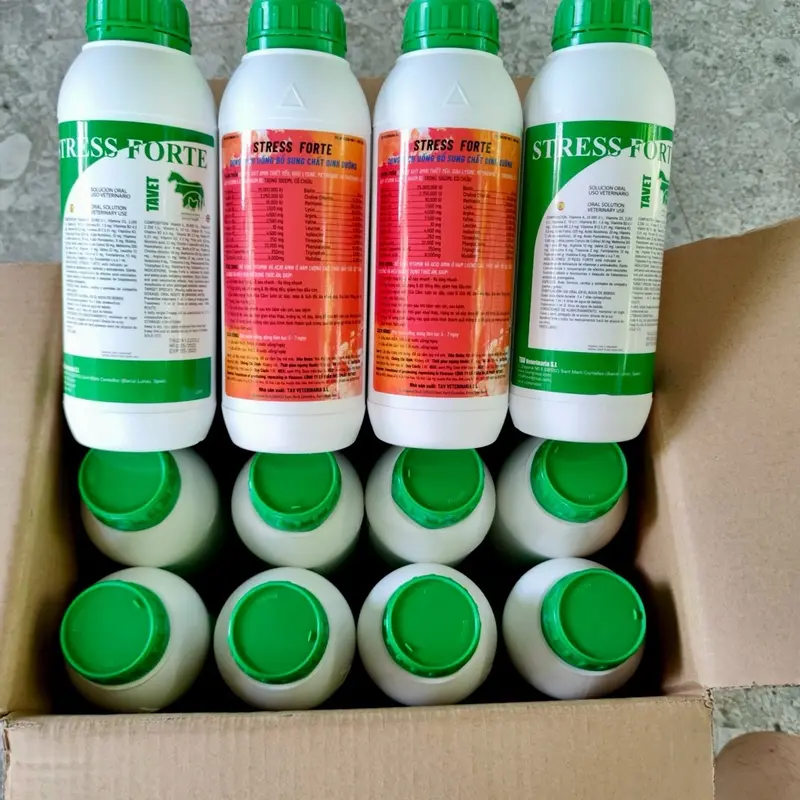 STRESS FORTE TÂY BAN NHA - VITAMIN A ĐẠT ĐẾN 25 TRIỆU UI Chứa Vitamin ADE, Bcomplex, Tiền tố giúp kích thích sản sinh Đạm & Chất Béo (Acid Amin)Hàm lượng cực cao 0