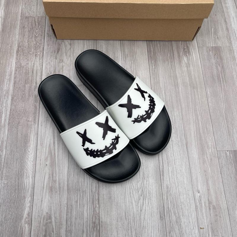 Dép phong cách COOl ngầu nhiều màu đẹp - năng động .chất liệu cao su non - đế chóng trơn trượt (36_44) nam đế bằng DéP Slipper 3