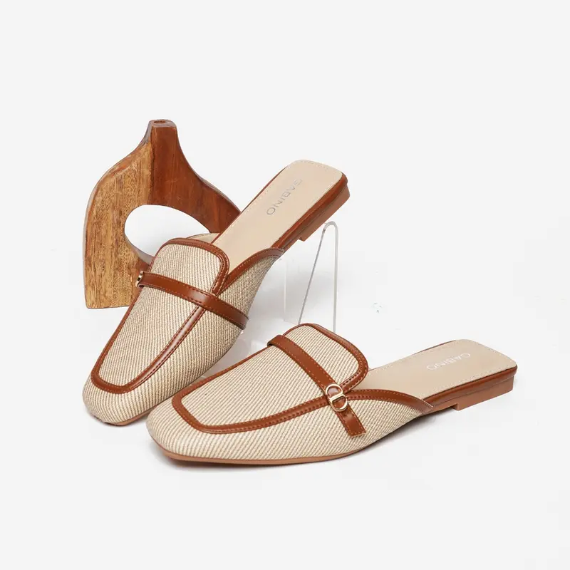 Gabino Sepatu Wanita Mules Flat Casual Grace - O1AB4003 5