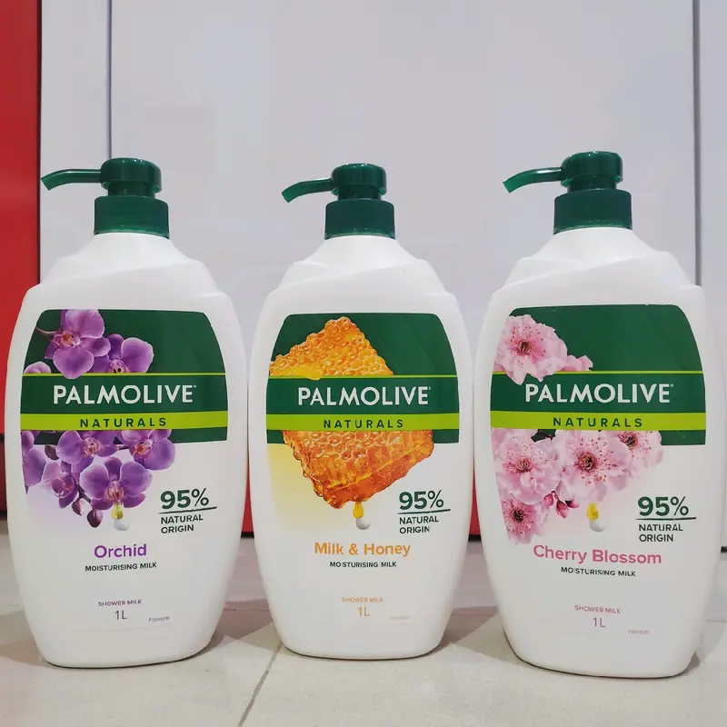 PALMOLIVE Shower Gel Pump | Sabun Mandi Cair | Body Wash 1 liter 0