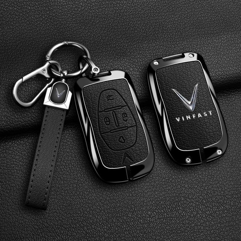 Vinfast Ốp Chìa Khóa Xe Điện VF6 VF7 VF8 VF9 Cao Cấp Vỏ Hợp Kim Bảo Vệ Toàn Diện Đời 2024-2025. 3