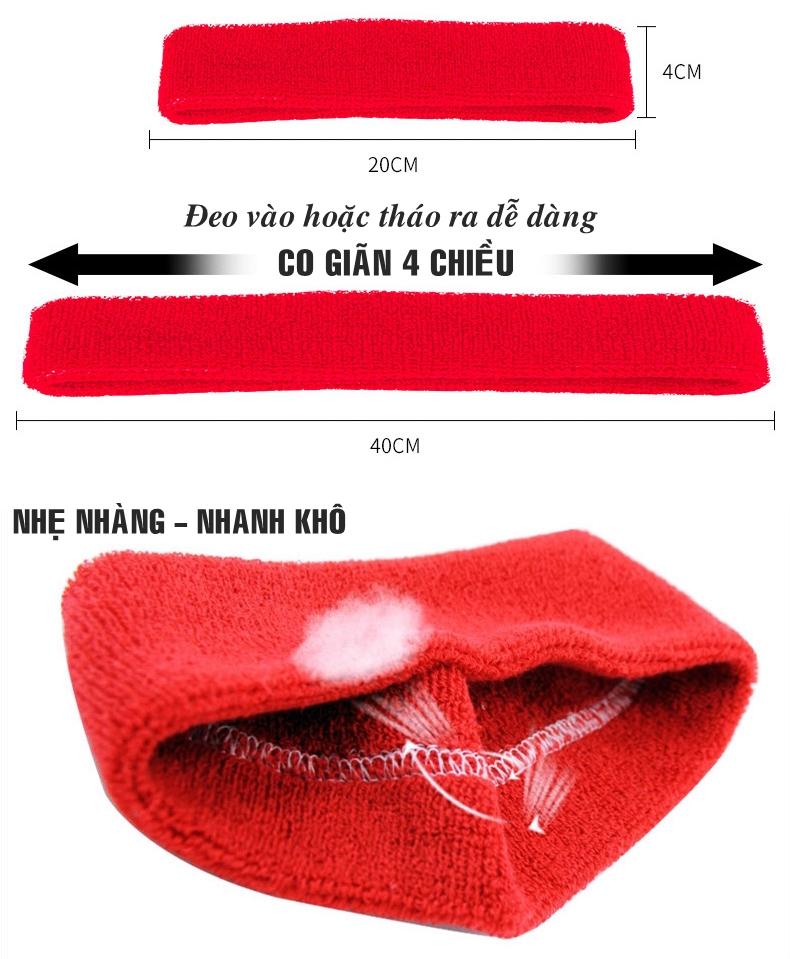Product Introduction of Băng Đô Thể Thao Thấm Mồ Hôi, HeadBand Nam Nữ Chơi Bóng Rổ Đá Banh Tennis Chạy Bộ Cầu Lông Đạp Xe Tập Gym Bóng Chuyền 3