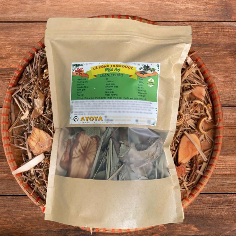 Thảo dược xông & tắm cơ thể Mộc An: xả xui, giải cảm, chăm sóc mẹ sau sinh (Tặng kèm trà gừng) 6