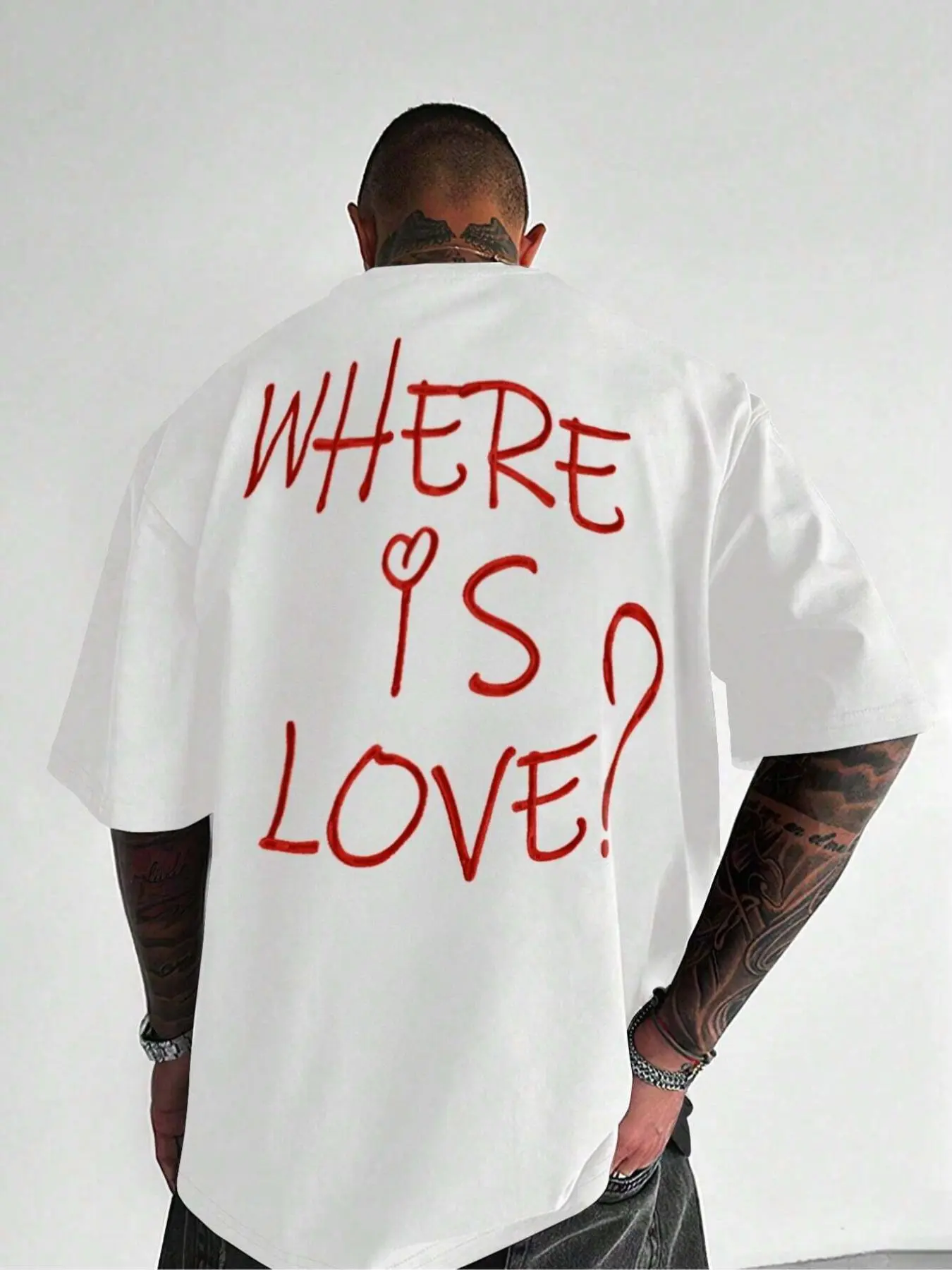 Men's Letter Print Round Neck Short Sleeve Tee, Regular Fit Casual Crew Neck T-Shirt for Summer, Fashion Men's Top for Daily Wear