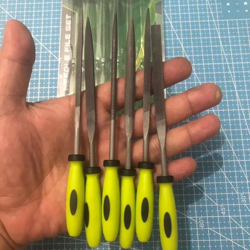 Kikir Isi 6 pcs Berkualitas atau Set Alat Kikir Emas,Besi,Gergaji DLL Logam 4