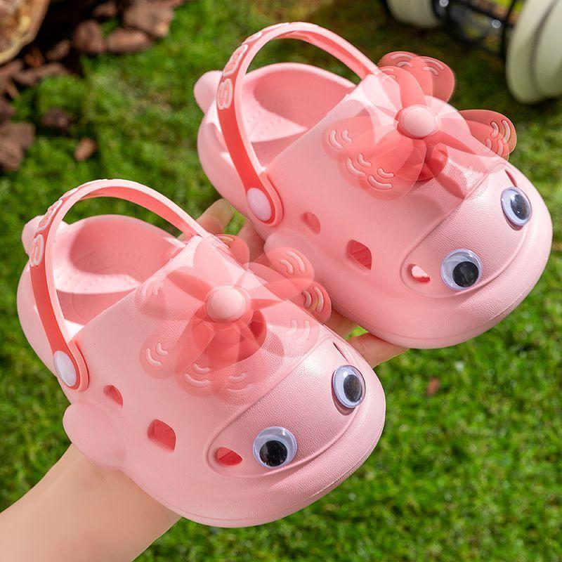 Guốc Trẻ Em, Chất Liệu EVA, Dành Cho Bé Trai, Thích Hợp Cho Mùa Hè, Có Thể Đeo Ngoài Trời, Thiết Kế Hoạt Hình Dễ Thương, Đế Mềm Chống Trượt, Dép Bít Mũi Cho Trẻ Em 7