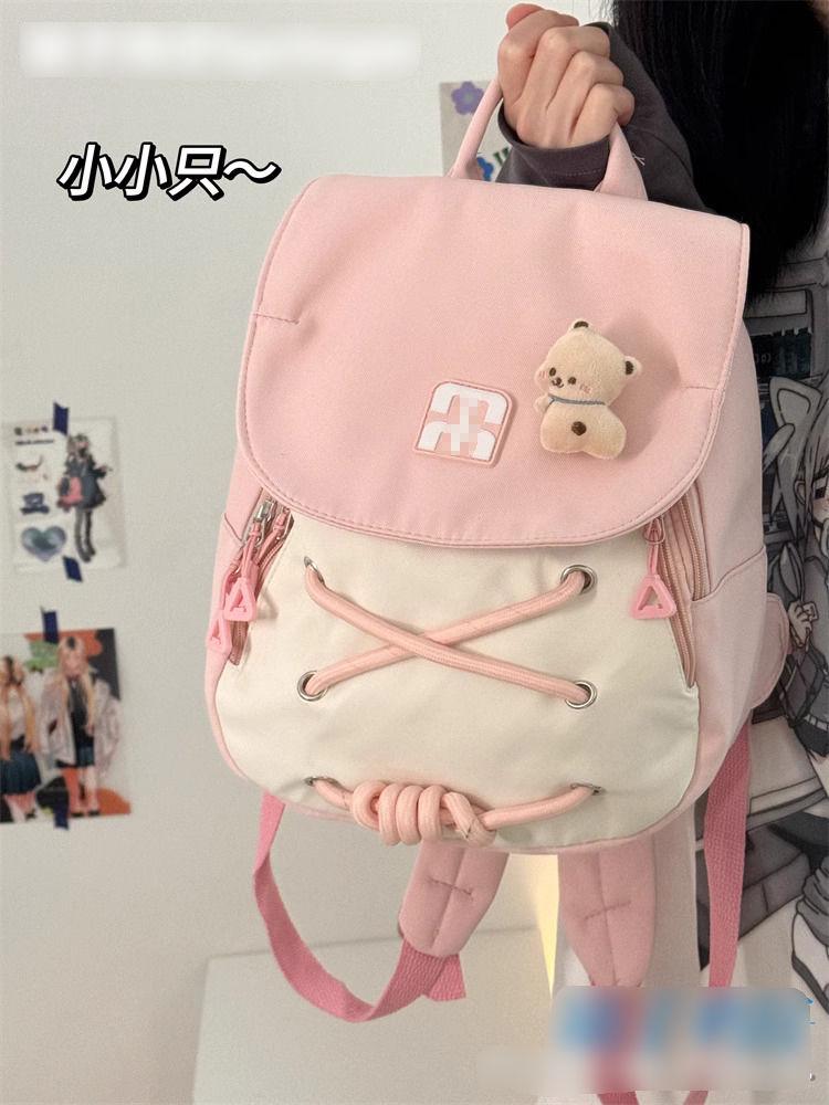 Product Introduction of Beg galas mini, gaya gadis muda yang comel, untuk wanita, gaya Korea dan Ins, reka bentuk segar, mudah alih dan serba boleh, beg sekolah kecil 12