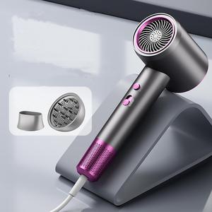 Hair Dryer with Diffuser, 1 Piece Professional Negative Ion Hair Dryer for Home Daily & Travel Use, Low Noise Home Hair Dryers for Women and Men