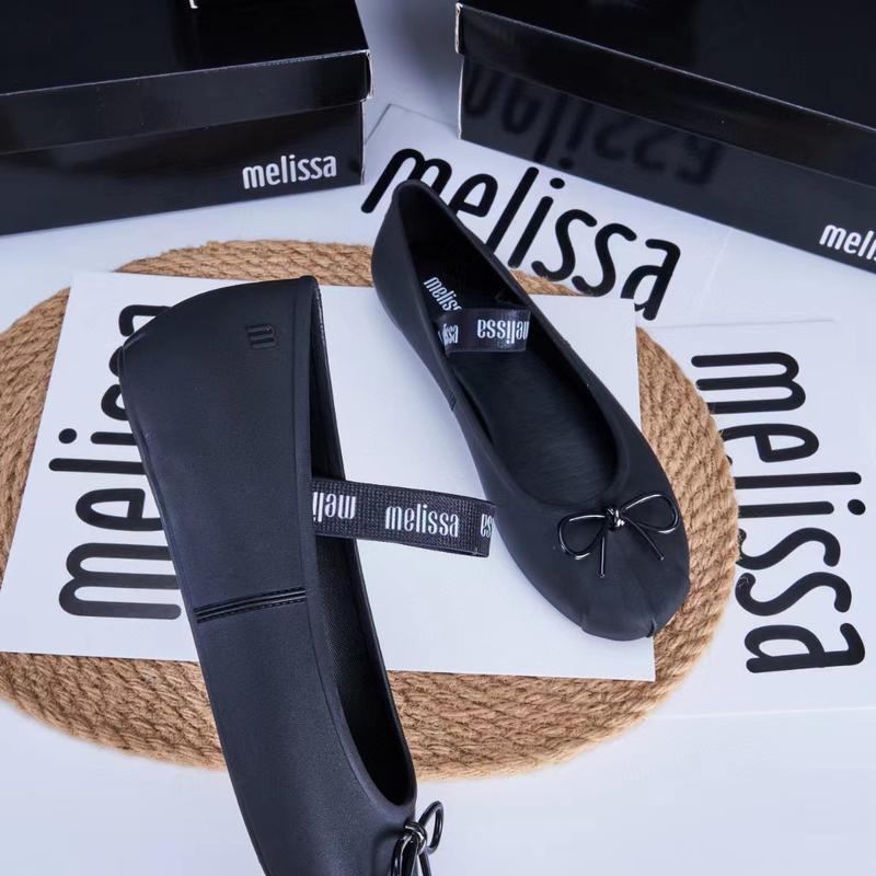 Product Introduction of Mellisa Melisa Bowknot Closed Toe Ballet Shoes Niche French Evening Style Grandma Shoes Beach Shoes Women's Single 14