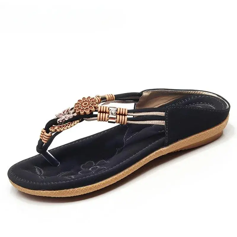 Size 36-41 new women sandal flat heel sandalias femininas summer casual single shoes woman soft bottom slippers sandals
