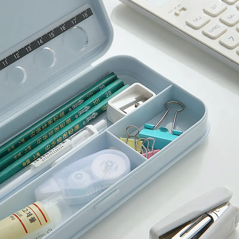 Kotak Pensil Minimalis Pencil Case Aesthetic Korea 2