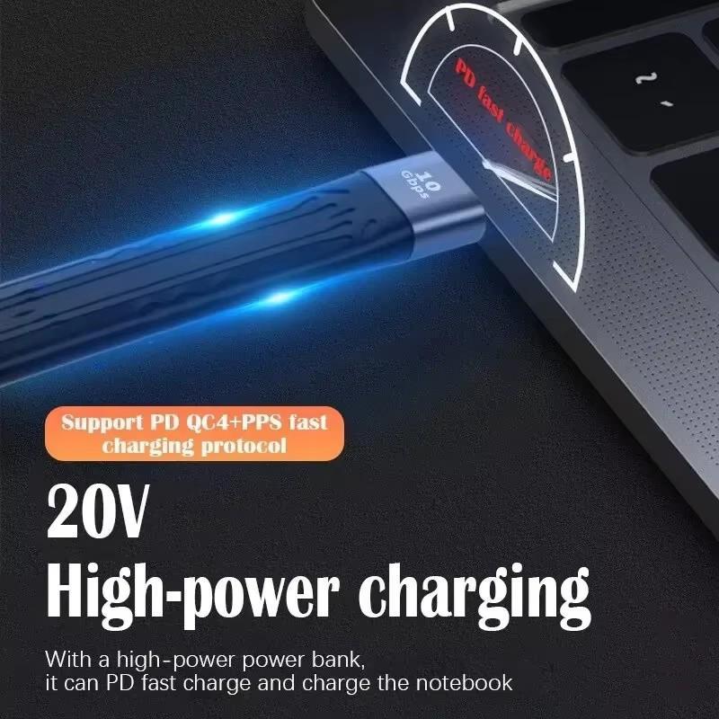 Type C to USB A PD Fast Charging Data Cable, High Speed Hard Disk Short Cable Tablet Adapter, Short Portable Data Cable 2