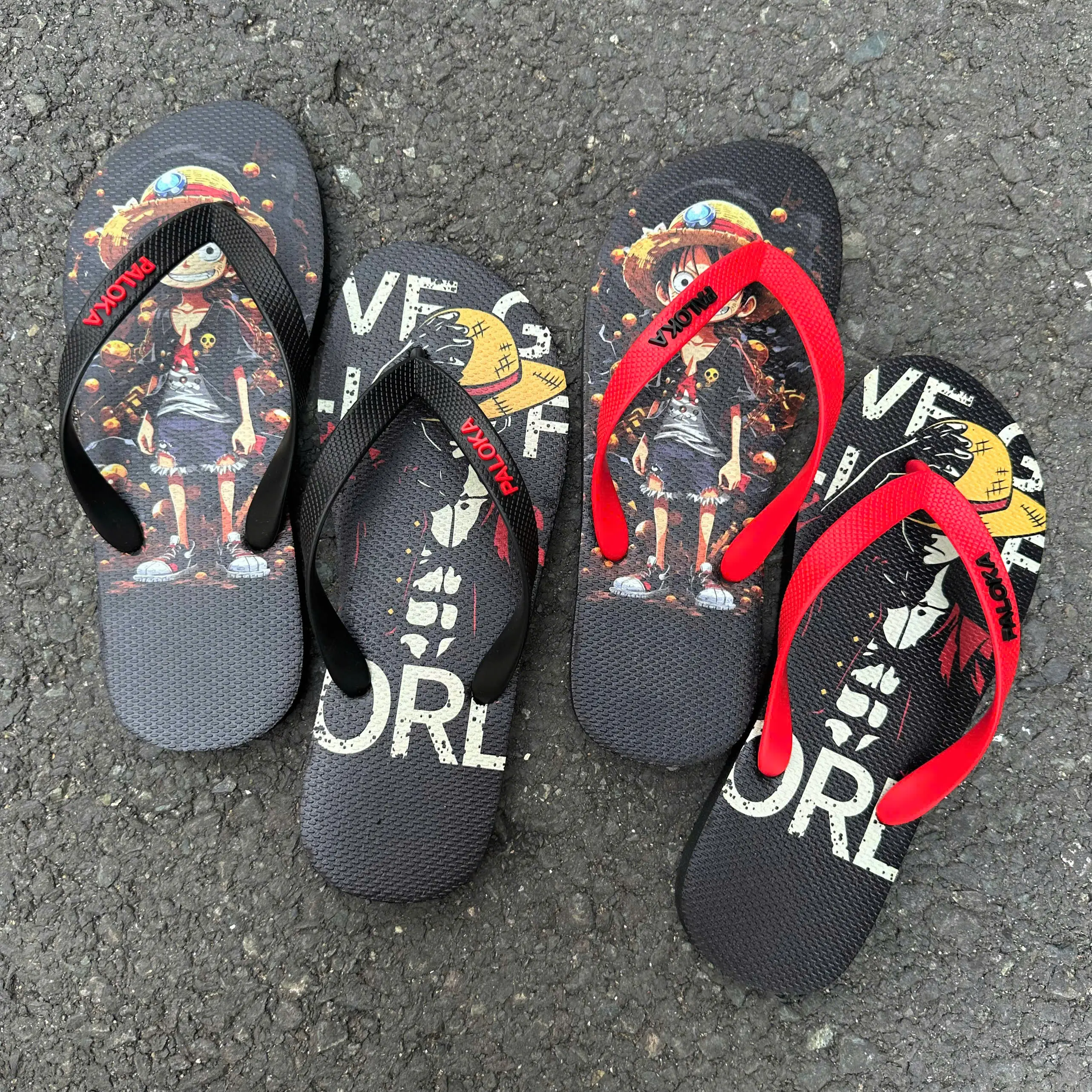 Dép xỏ ngón nam cao su họa tiết OP thời trang cao cấp đủ size thoải mái di chuyển - PALOKA Đế Bằng DéP dé p Hoa Sandal dép  sò Đồng Nhung dép  tông  nam  đế  cứng dép  dibien