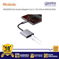 Gambar MCDODO CA-5050 USB C Adapter 2in1 Audio Splitter 60W PD Fast Charging Headset Jack Type C dari Sentra Digital Kota Surabaya 3 Tokopedia